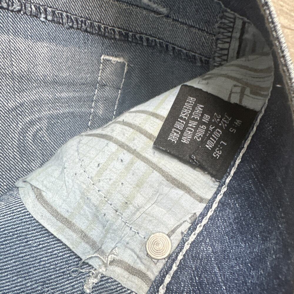 Standards & Practices Jeans Womens W5 L 35 Blue Denim Flare Vintage - Picture 3 of 5